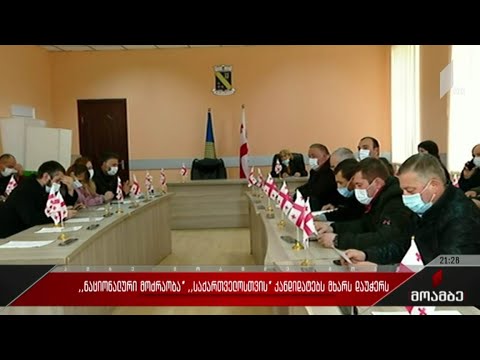 „ნაციონალური მოძრაობა“ „საქართველოსთვის“ კანდიდატებს მხარს დაუჭერს