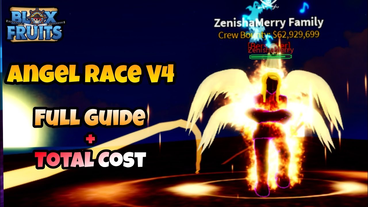 Best Price to Buy [BLOX FRUIT] - Full Gear Race ANGEL V4 (RACE V4