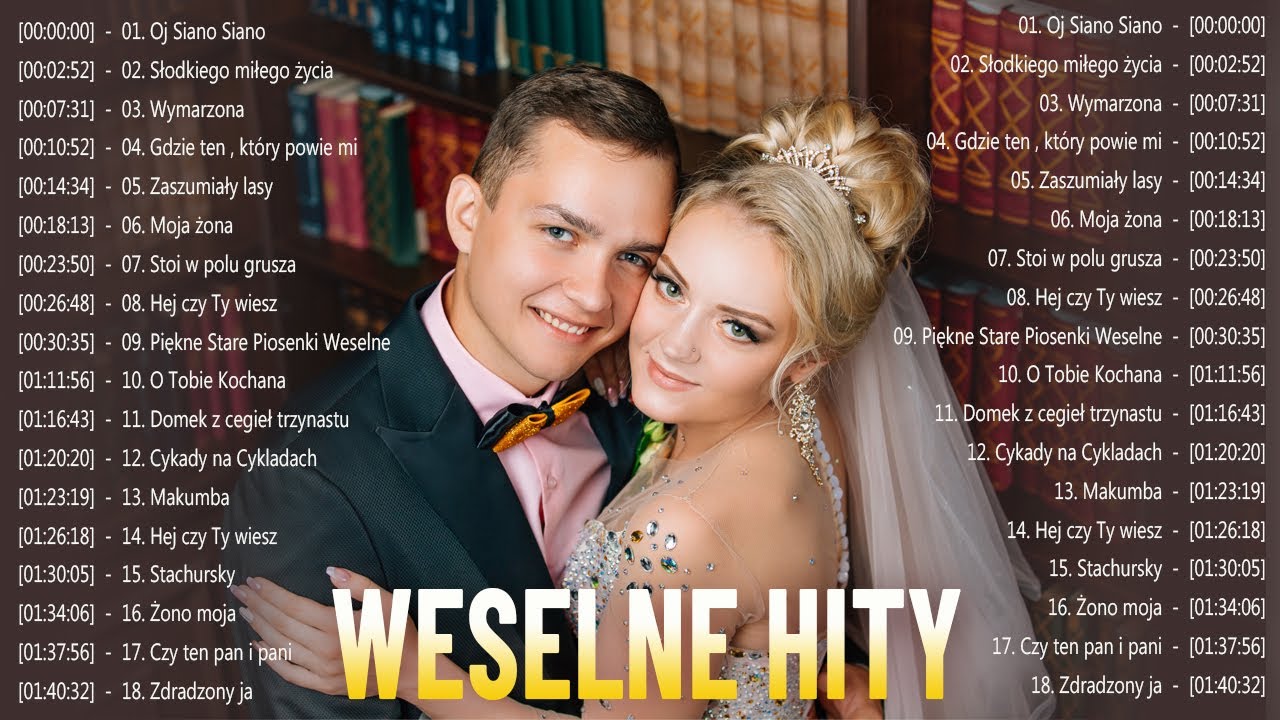 POLSKIE WESELNE HITY 💖 Największe Weselne Hity 💖 Muzyka na Wesele YouTube