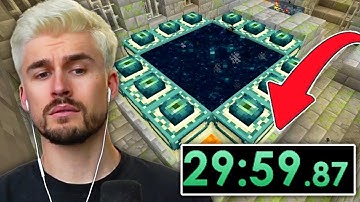 I NEED TO GET SUB 30 MINUTES MINECRAFT SPEEDRUN...