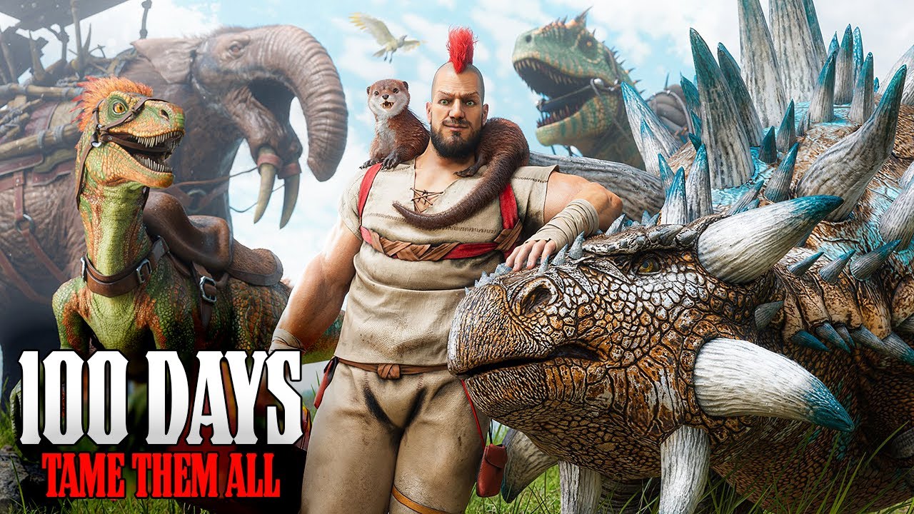 I Had 100 Days To Beat The Ark Tame Ladder