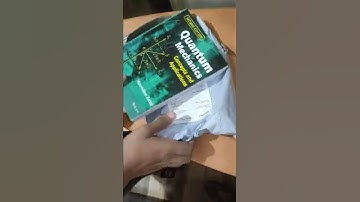 Unboxing of the Book "Quantum mechanics Concepts and Applications "by Nouredine Zettili |SR_theta ♾️