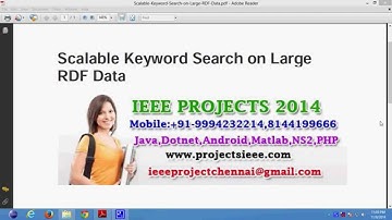 Scalable Keyword Search on Large RDF Data
