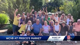 Wake Up Call from WCVB Sales Team at Prisco's Market