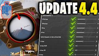 New Update 4.4 Best Zero Recoil Sensitivity to Improve Headshots and Hip-Fire ✅❌ | PUBG MOBILE /BGMI