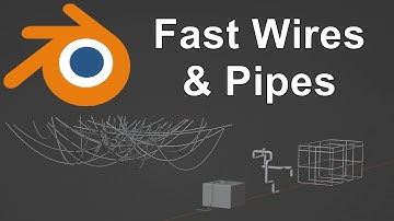 How I make fast wires and pipes with Blender