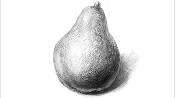 Time lapse drawing 🍐 pear Procreate