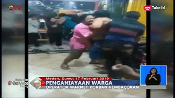 Heboh Aksi Pembacokan Operator Warnet oleh Pria Tak Dikenal di Medan - BIS 17/02