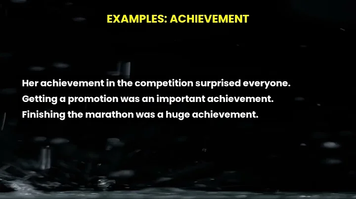 Let's learn the word achievement | Improve your vocabulary #english #vocabulary #learnenglish