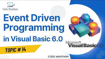 What is Event Driven Programming Concept in Visual Basic 6.0 | Event Driven Programming Kya Hai