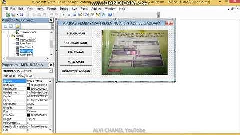 24 Coding Pencarian di Combobox1 Userform3 Pemakaian VBA Excel Aplikasi Pembayaran Rekening Air