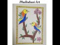 Madhubani art  colour pencils  by anuja j  curioknack 