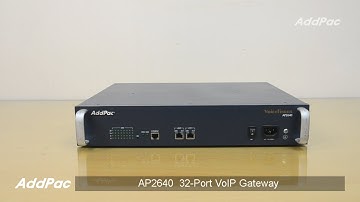 AP2640  32-Port VoIP Gateway(32포트 VoIP 게이트웨이) | AddPac
