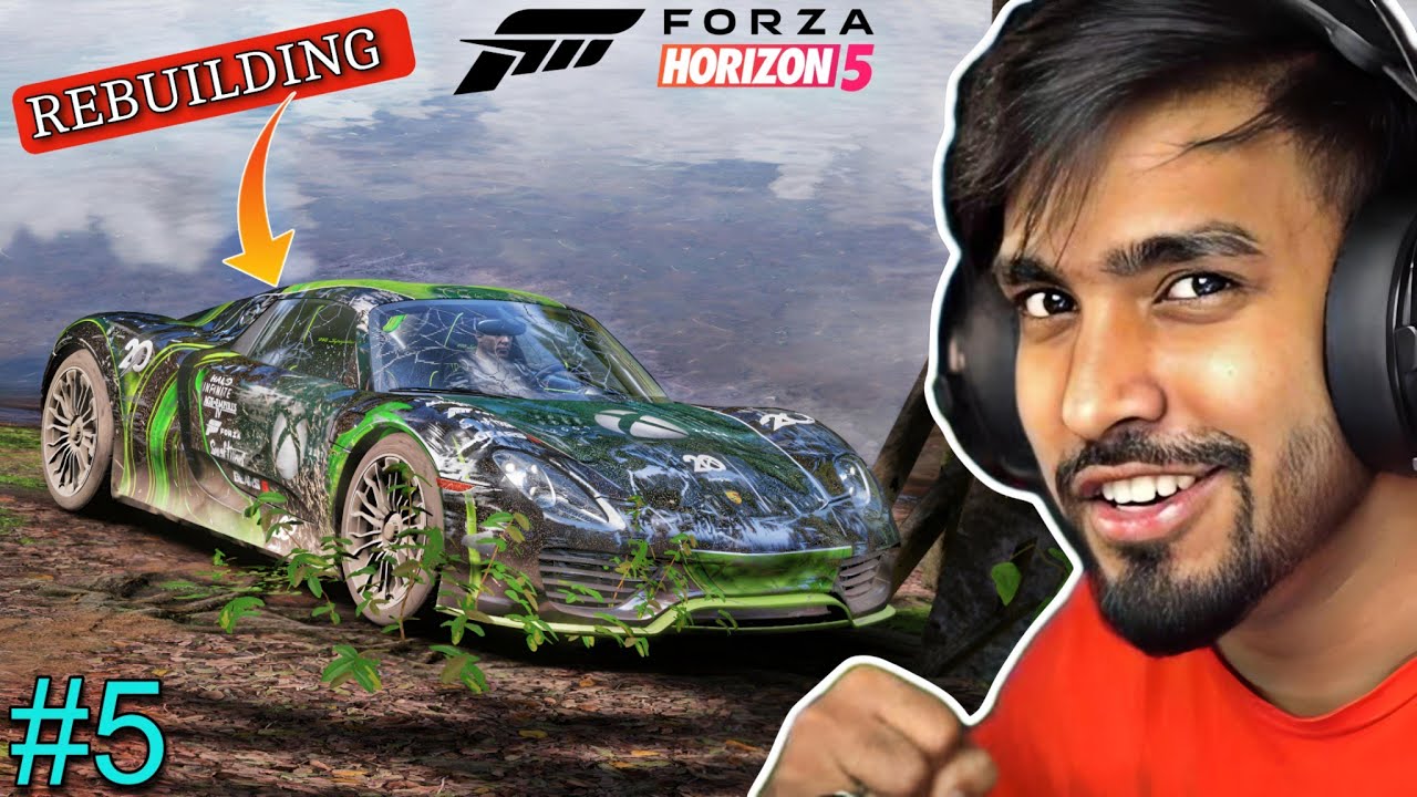 Rebuilding most powerful Porsche 918 Spyder (1200HP) FORZA HORIZON 5