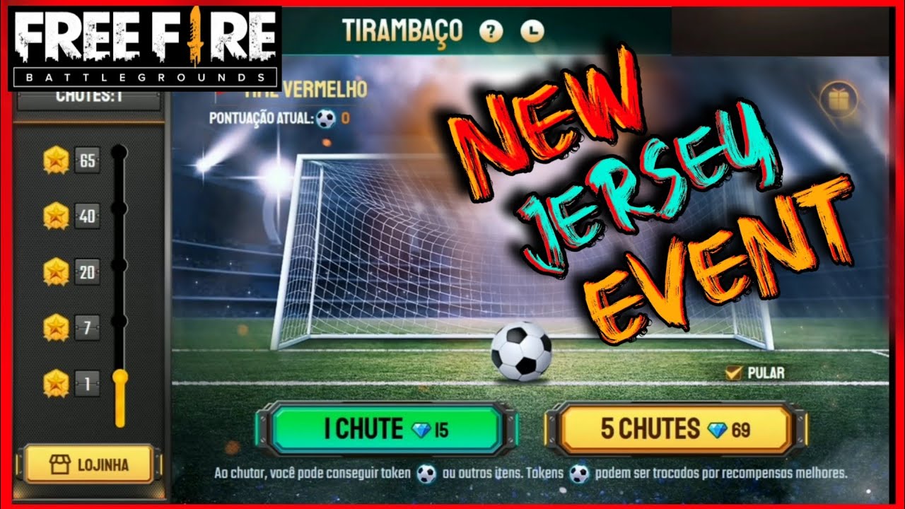 New Jersey Event How To Get All Football Jerseys Garena Free Fire Free Fire New Event Youtube