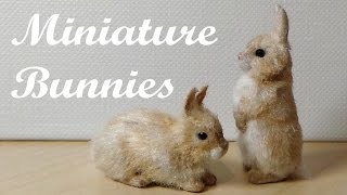 Miniature Bunnies / Rabbits - Polymer Clay Tutorial