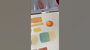 Bài 3:Hướng dẫn vẽ màu nước: cách cầm cọ, cách tô màu #huongdan #watercolor #art #tranhmaunuoc