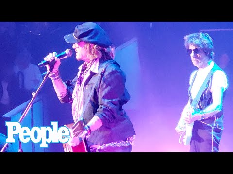 Johnny Depp Performs on Stage in England Before Amber Heard Defamation Trial Verdict | PEOPLE