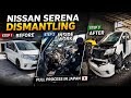 Complete Nissan Serena Dismantling in Japan | Engine & Parts Removal #millionviews #japan 