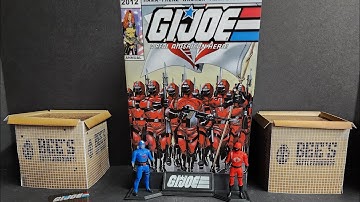 Mcfarlane Toys GIJoe Page Punchers Cobra Commander and Crimson Guard
