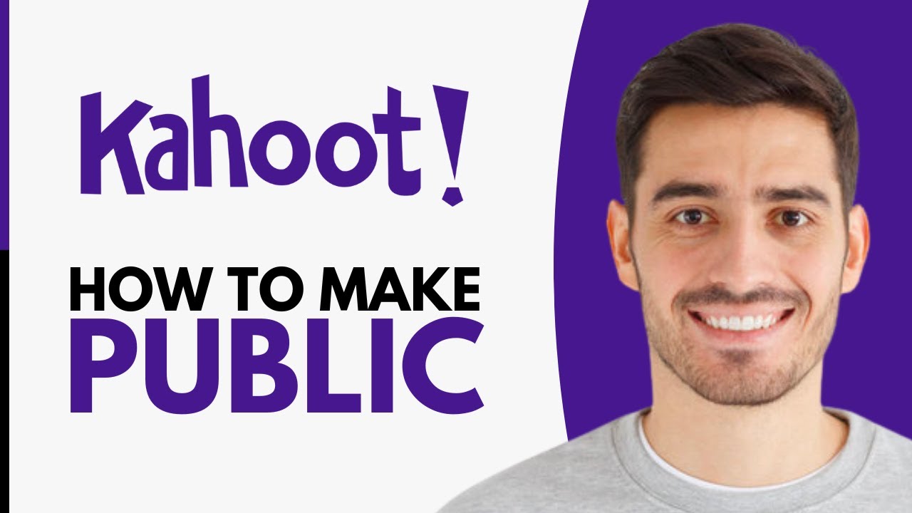 How to Make a Kahoot Public - Step by Step - YouTube