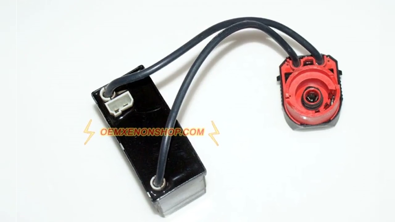 BMW 3 Series E46 Headlight Ballast D2S Bulb Igniter Control Unit Cable Projector Lens Cover Replace