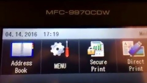 Brother MFC-9970 printer Hidden reset menus