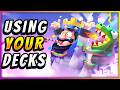 I play your BEST Clash Royale Decks... (and RATE them)