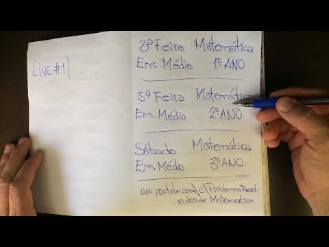LIVE #0 | 2ºANO do Ensino Médio de Matemática - Aula Planejamento ruyi jingu bang