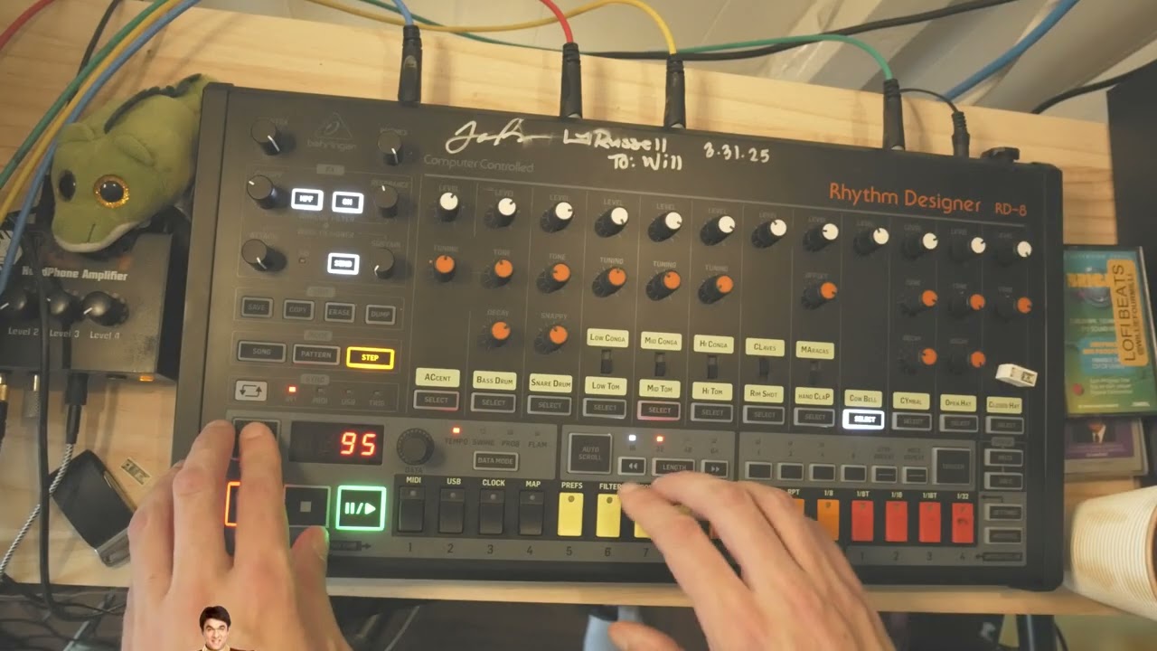 ☕rd-8 coffee break 10 [behringer rd-8 mk2 jam] no talking