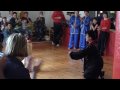 3 year old doing kung fu application