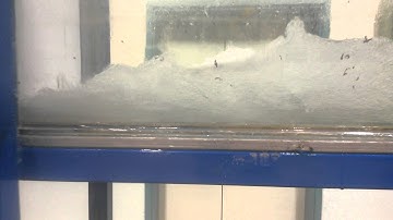 Submerged hydraulic jump downstream of sluice gate