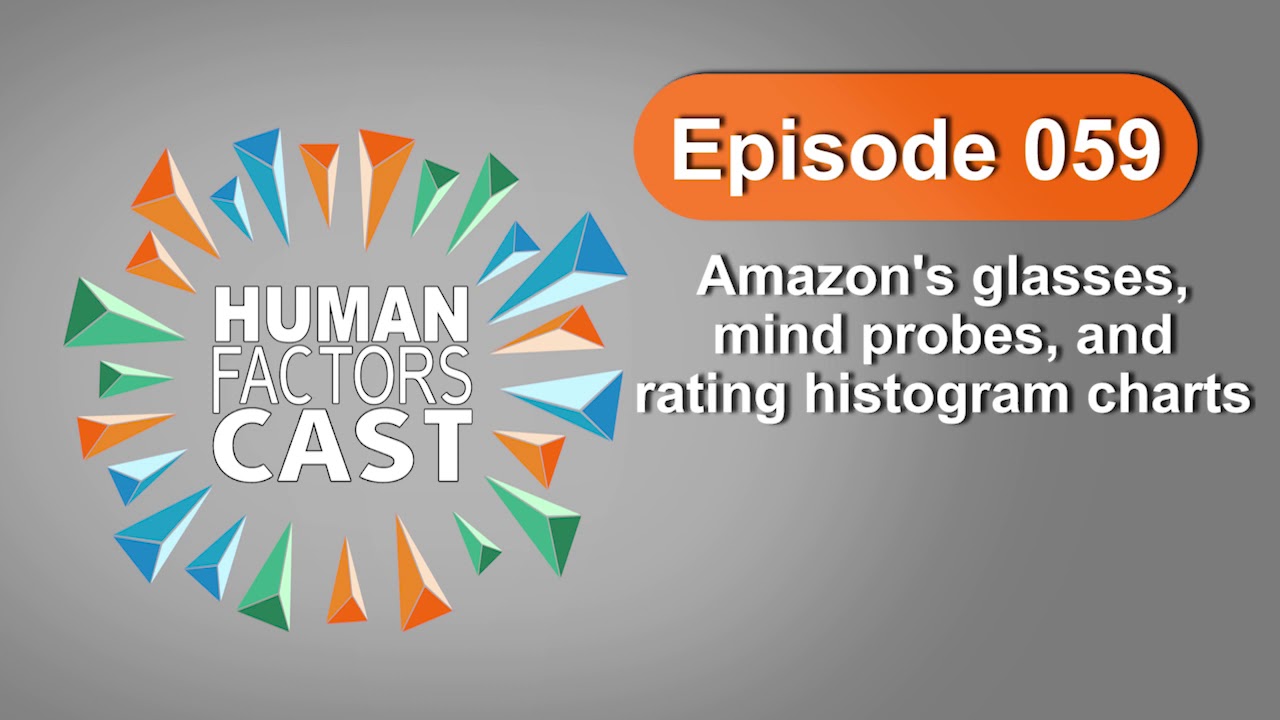 HFCast Ep 059 - Amazon's glasses, mind probes, and rating histogram charts