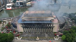 Philippines blaze destroys historic post office