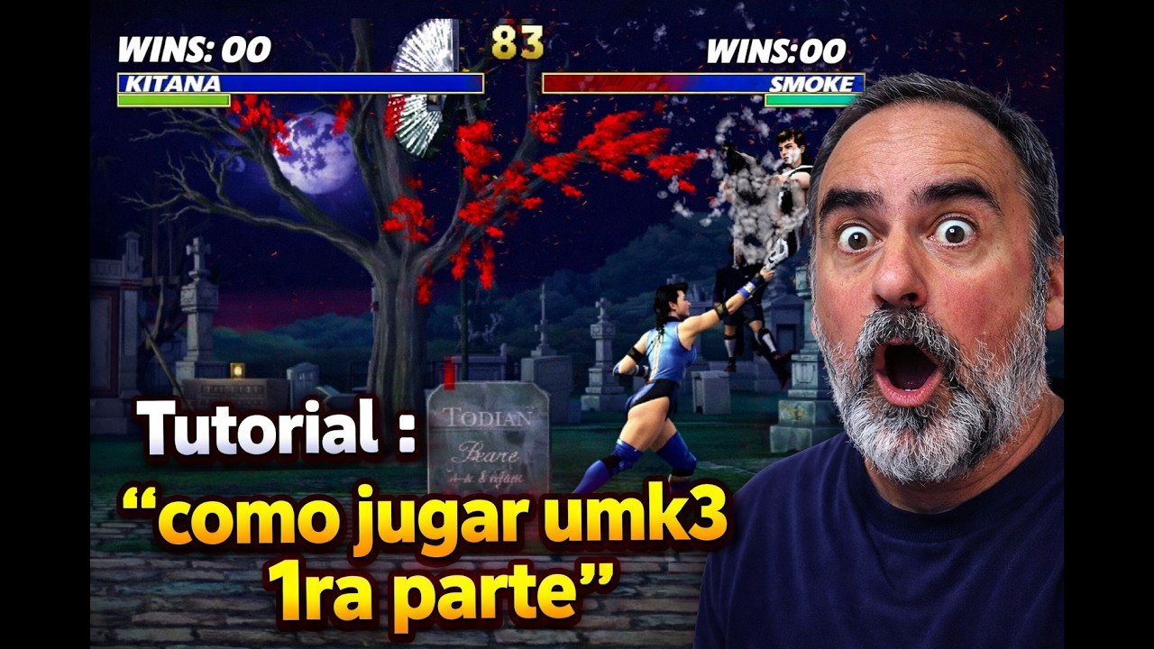 Tutorial : "como jugar umk3" online. (Walter lamberti "kitana" vs The_number_q) fightcade  1ra parte