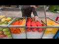 CRAZY SPEED! AMAZING FRUIT CUTTING SKILLS 🍉🔥 THAI STREET FOOD MASTER