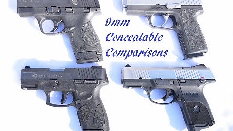 Concealed Carry 9mm Options - Single Stack vs Double Stack