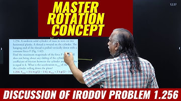 Master Rotation Concept Discussion of Irodov Problem 1.256 | Physics | NJ Sir