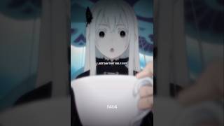 I just saw that girl's eyes and I couldn't #rezero