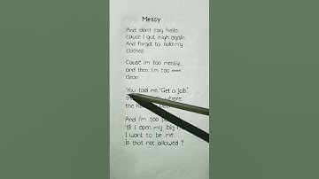 Thumbnail of Messy (lyrics)- Lola Young #shorts #messy #viral#song