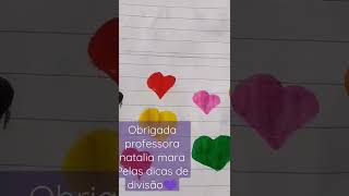 Obrigada Professora Natalia Mara Pelas Ficas De Divisão