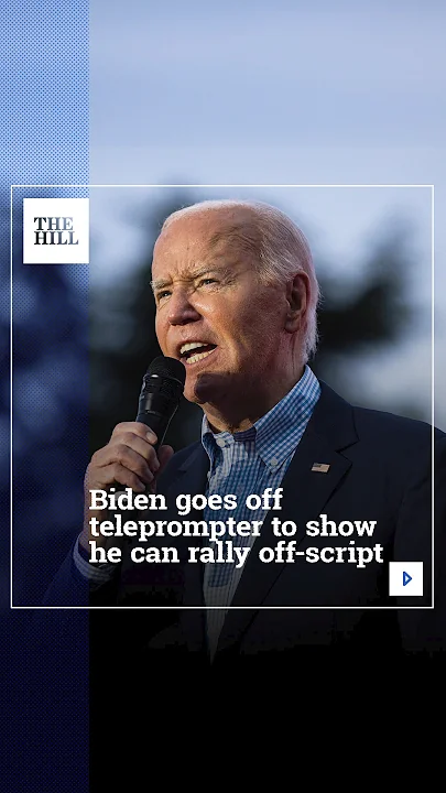 Biden Goes Off Teleprompter To Show He Can Rally Off-Script