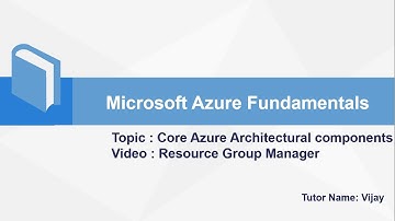 Microsoft Azure Fundamentals ||  Resource Group Manager #AzureFundamentals #AZ900