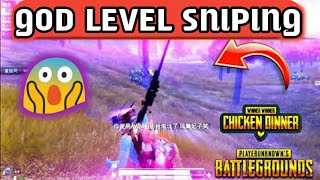 God Level Sniping Ever Extreme Skill Fastest Sniping Insane Montage Pubgm.