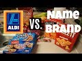 Aldi vs. Name Brand Taste Test!