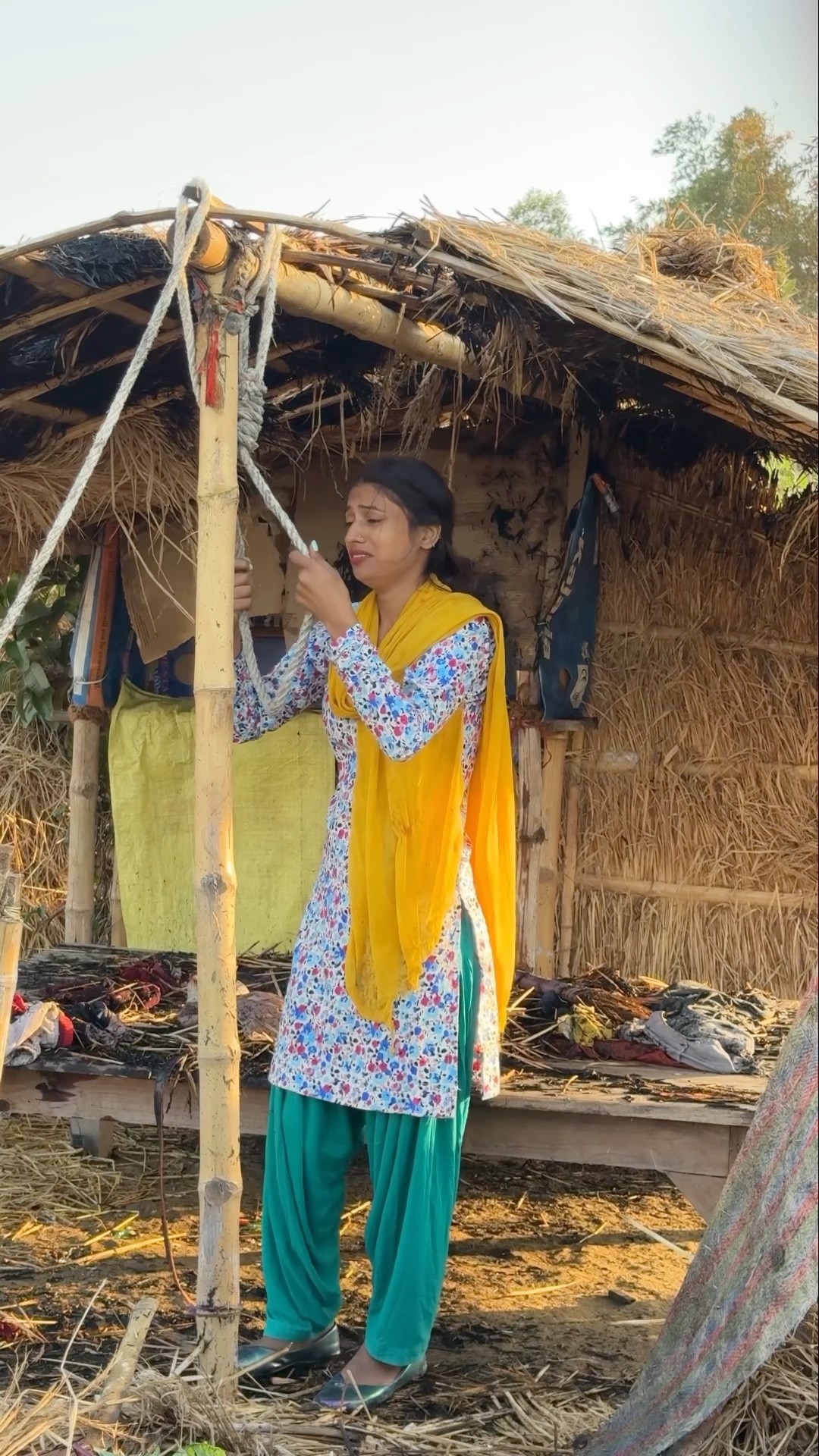 Kaidi ne lagayi jhopadi me aag ( part 3 )~?#shorts #emotional #motivation #pushpanjalimaurya