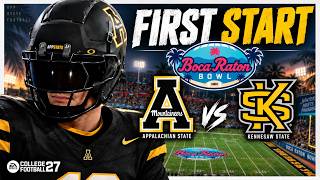 MY FIRST START! | App State QB Road to Glory – CFB 27