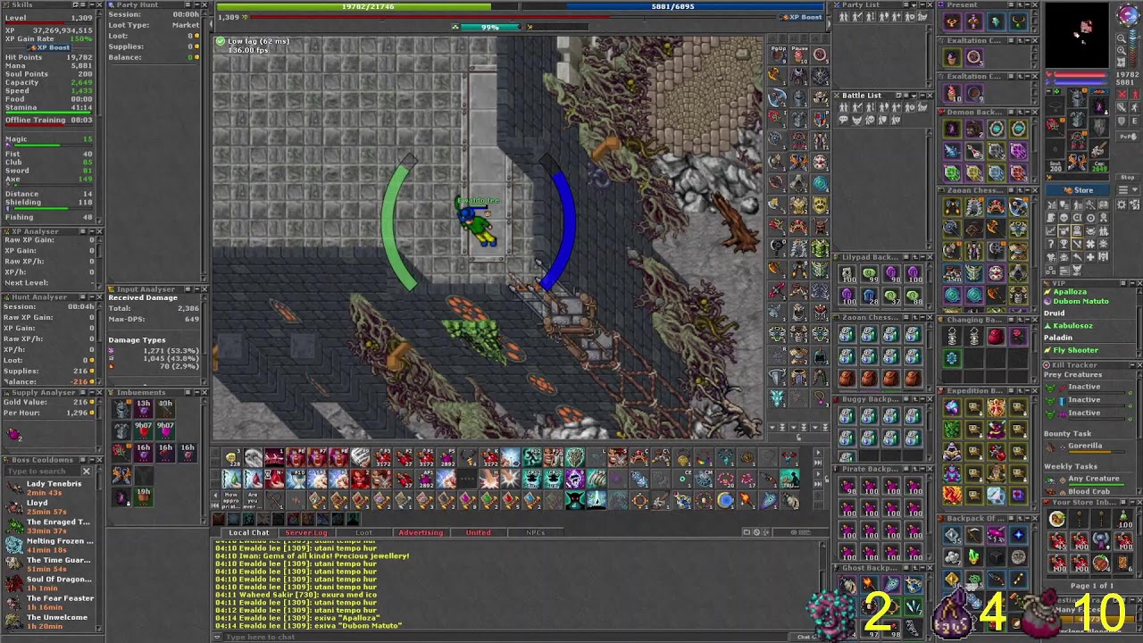 TIBIA Ferobra em Chamas