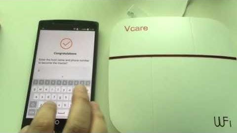 How to connect your Vcare gateway to smart phone app?