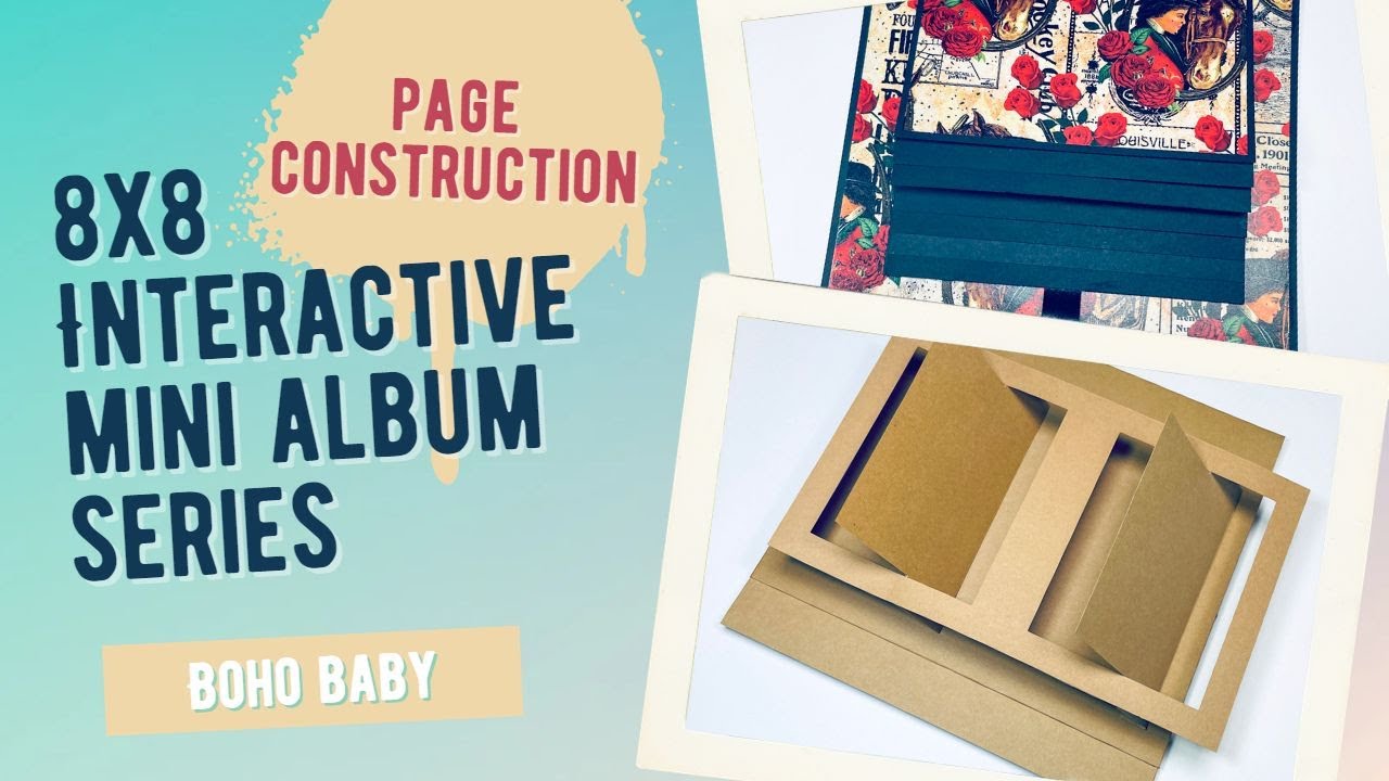 How To: 8x8 Mini Album Tutorial *Easy* 